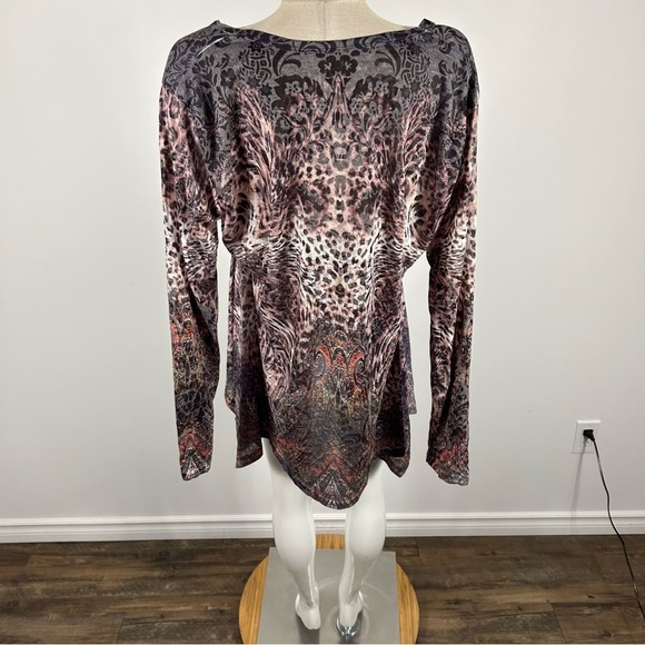 Y2K Women's Animal Print Top XXXL - Picture 4 of 11